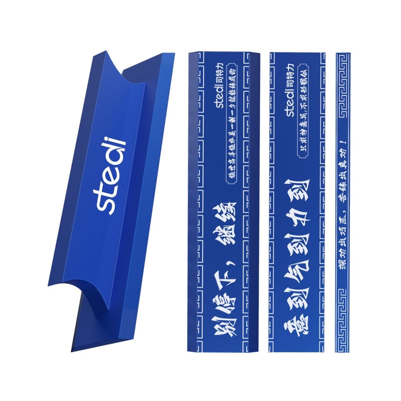 Stedi Metal Sanding Sticks 4PCS, Hobby Model Tools for Gundam, Scale Military Model, 3D Resin Parts, Wood, Perfect for Sanding Small Areas, Blue - Image 1